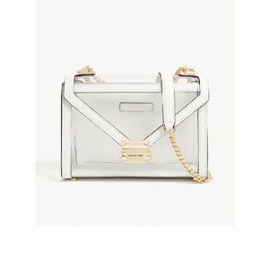 Michael Kors clear Whitney bag NWT